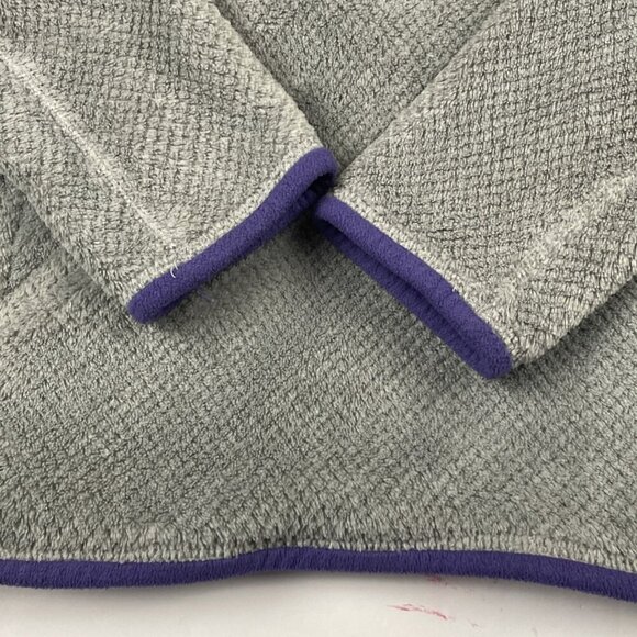 Patagonia 1/4 Snap Pullover Sweater Women’s XS Gray Purple Outdoors - Picture 10 of 10